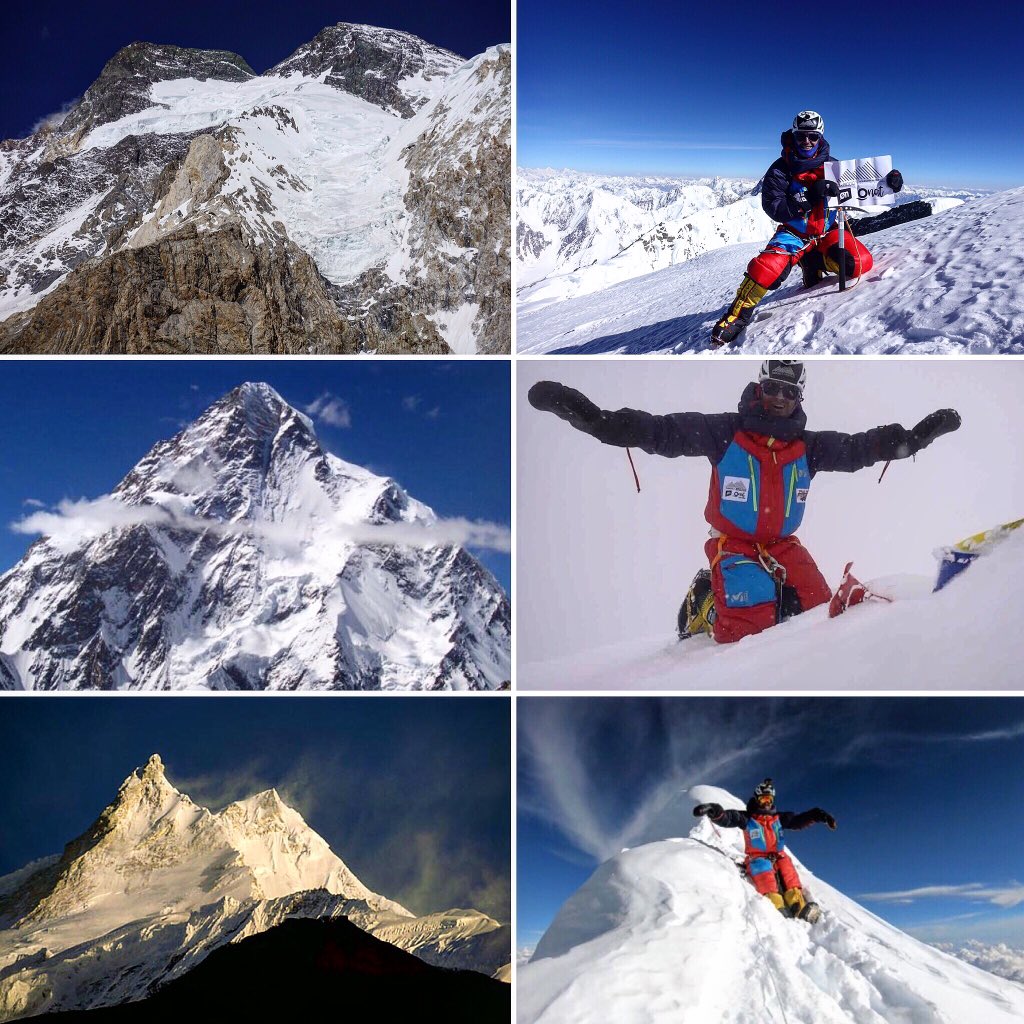 sergi_mingote's tweet photo. 6 imágenes de 72 días de esfuerzo, de trabajo, de constancia, de sueños y de ilusiones cumplidas! Primeros 3 ochomiles al saco. En primavera, a por 3 más🏔💪🏻⛏😉 #broadpeak #k2 #manaslu #3x2x8000 #solidaryproject #newrecordguinness https://t.co/RNxpFJCevc