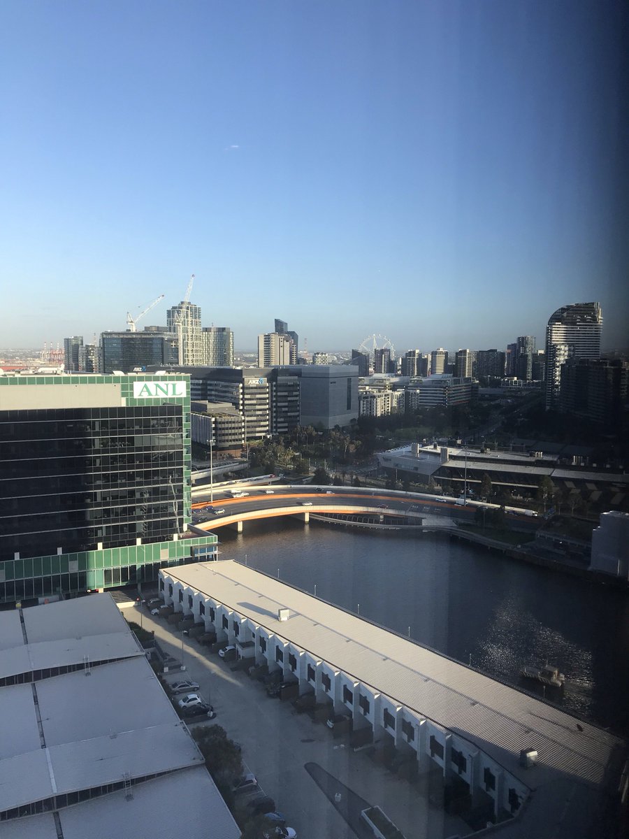 EnexCarbon's tweet photo. Good Morning Melbourne, what a beautiful morning for #AISACyberCon18 https://t.co/H80ntMcWZu