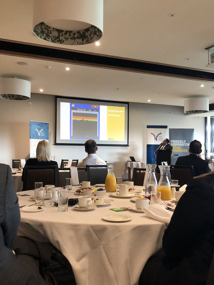 Brig_Lando's tweet photo. I wish Google could have trained me to win Breakout on Atari back in the 80’s! Thanks for the memories #chamberbdf @HunterBiz https://t.co/B67cOrX7I3