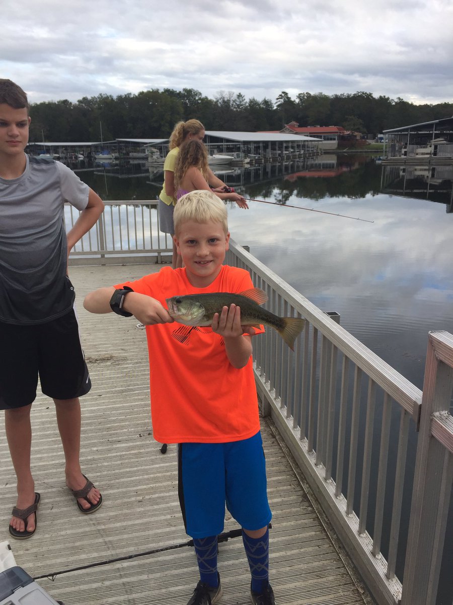 nspreng's tweet photo. First bass. #firstbass https://t.co/HNDiKOaX7M