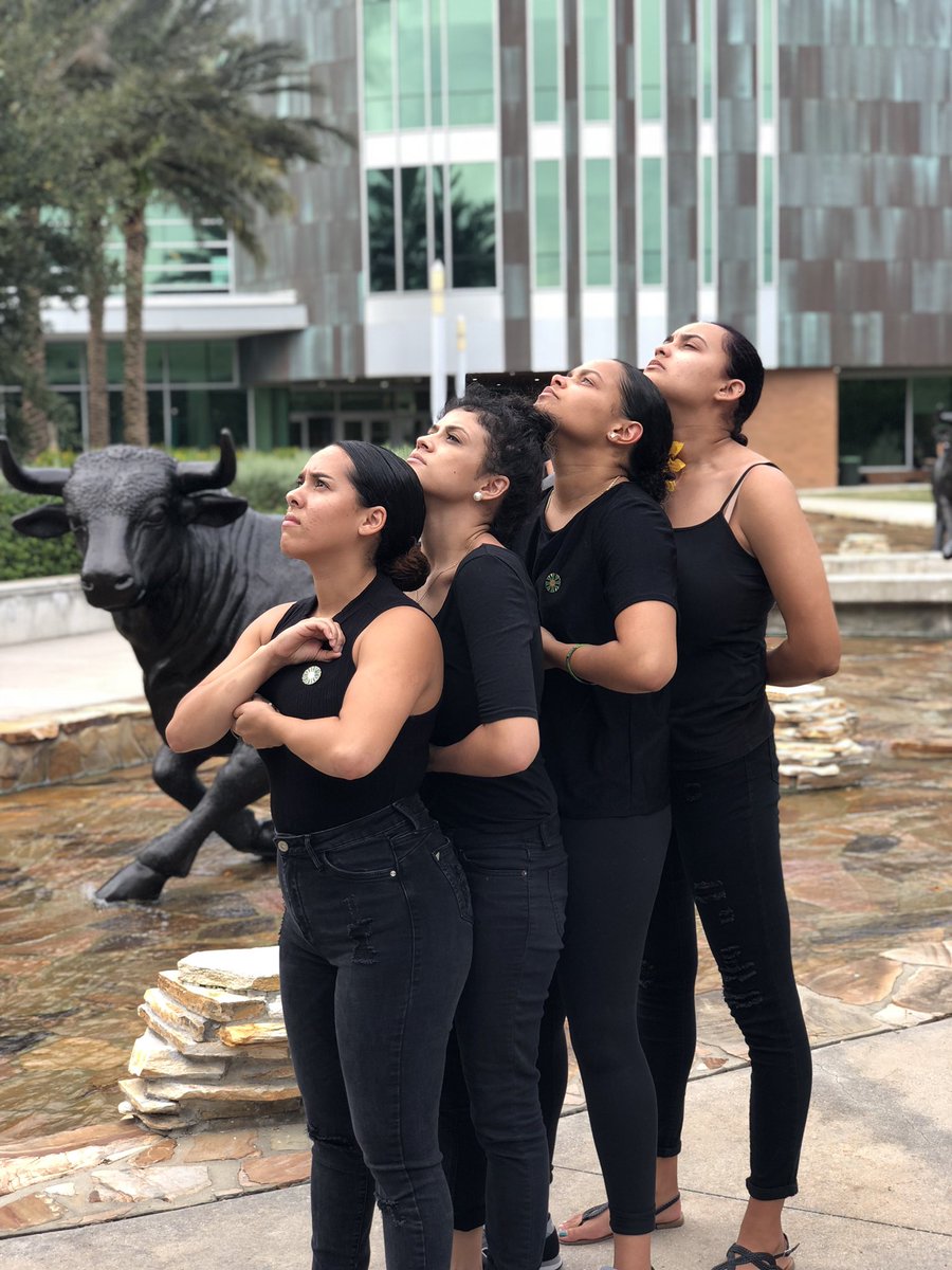 USF_OPBSI's tweet photo. “Today I wear all black with PRIDE! In a bun my hair is tied with my chin held HIGH. I look to you in the RADIANT sky. Forever in my heart you will be, Renee “Encanto” Padilla, my RADIANT founder of OPB” - Coryn Nuñez, Beta Nu Chapter 🌻✨💛 https://t.co/xfz5Z2n4pX