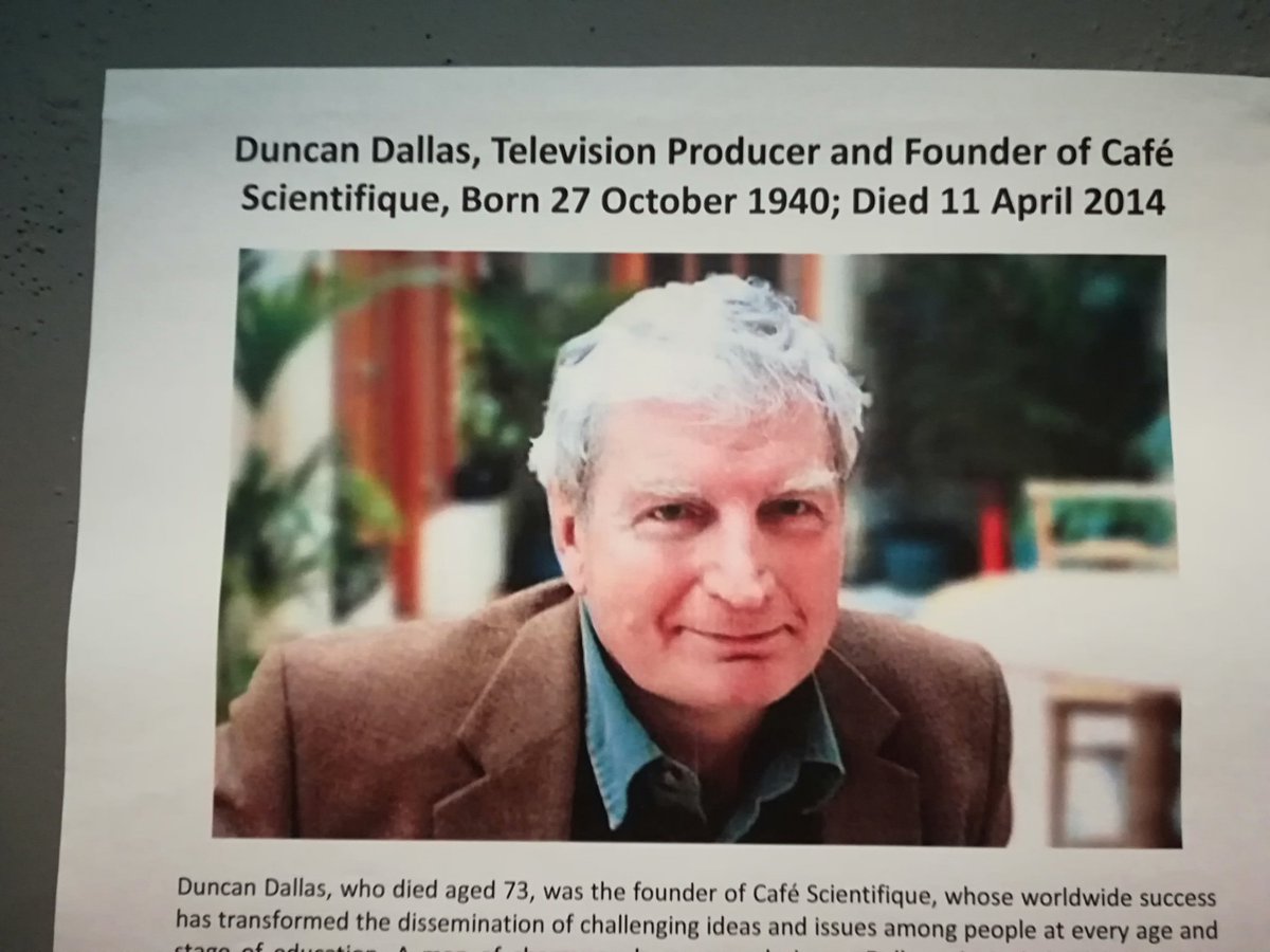 Celebrating 20 years of café scientifique here in Leeds @Seven_Arts tonight. Remembering its driving force Duncan Dallas who is sadly missed and remembered fondly by many here in Chapel Allerton @ChapelAToday @CANPlanLeeds @CaraChapelA @NorthLeedsLife
