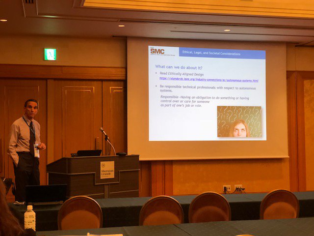 ieee_smcs's tweet image. Dr. Christopher Nemeth delivering an insightful presentation!
 #IEEESMCS #SMC2018Conference