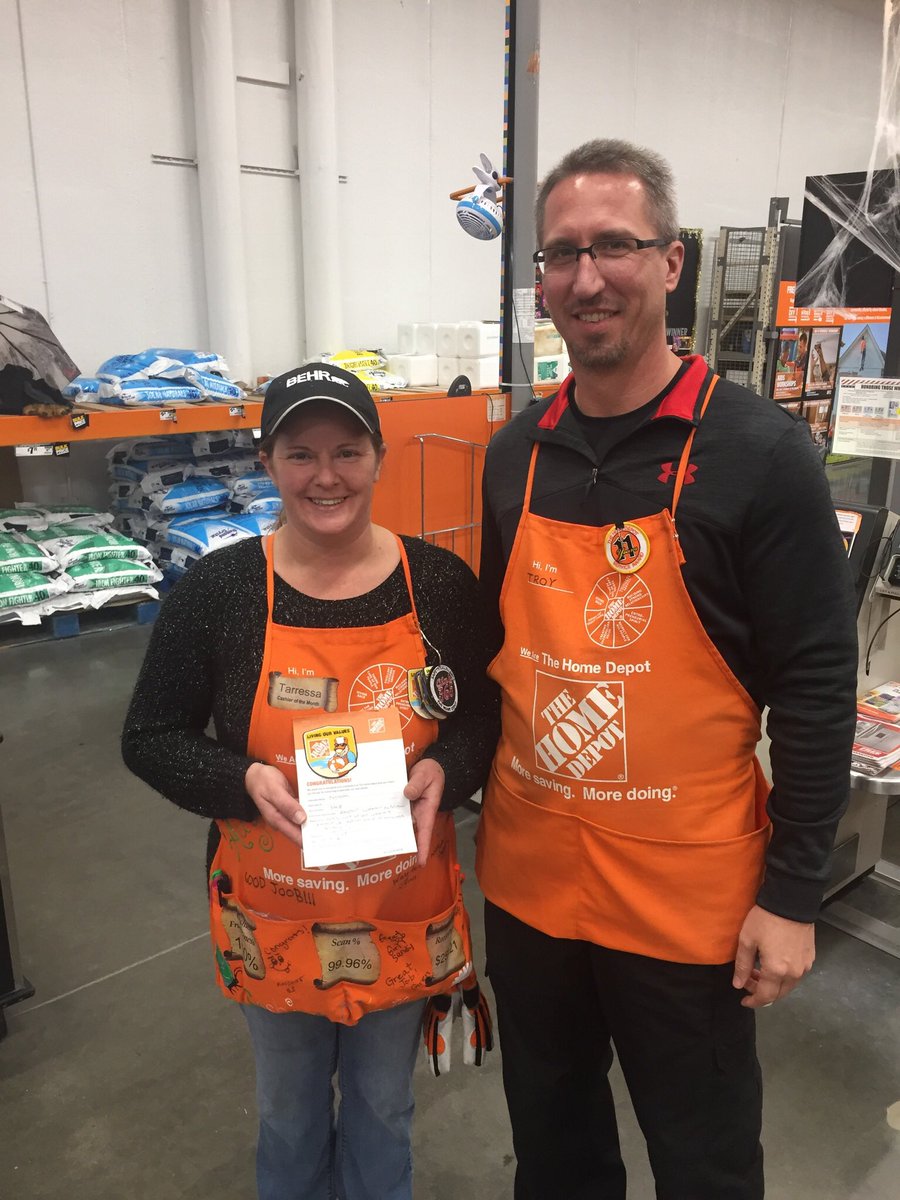 Tarressa, cashier at 3208, had 4 perfect 100% VOC responses out of 51 transactions last week, Great Job engaging our customers. @KevinMasseyTHD