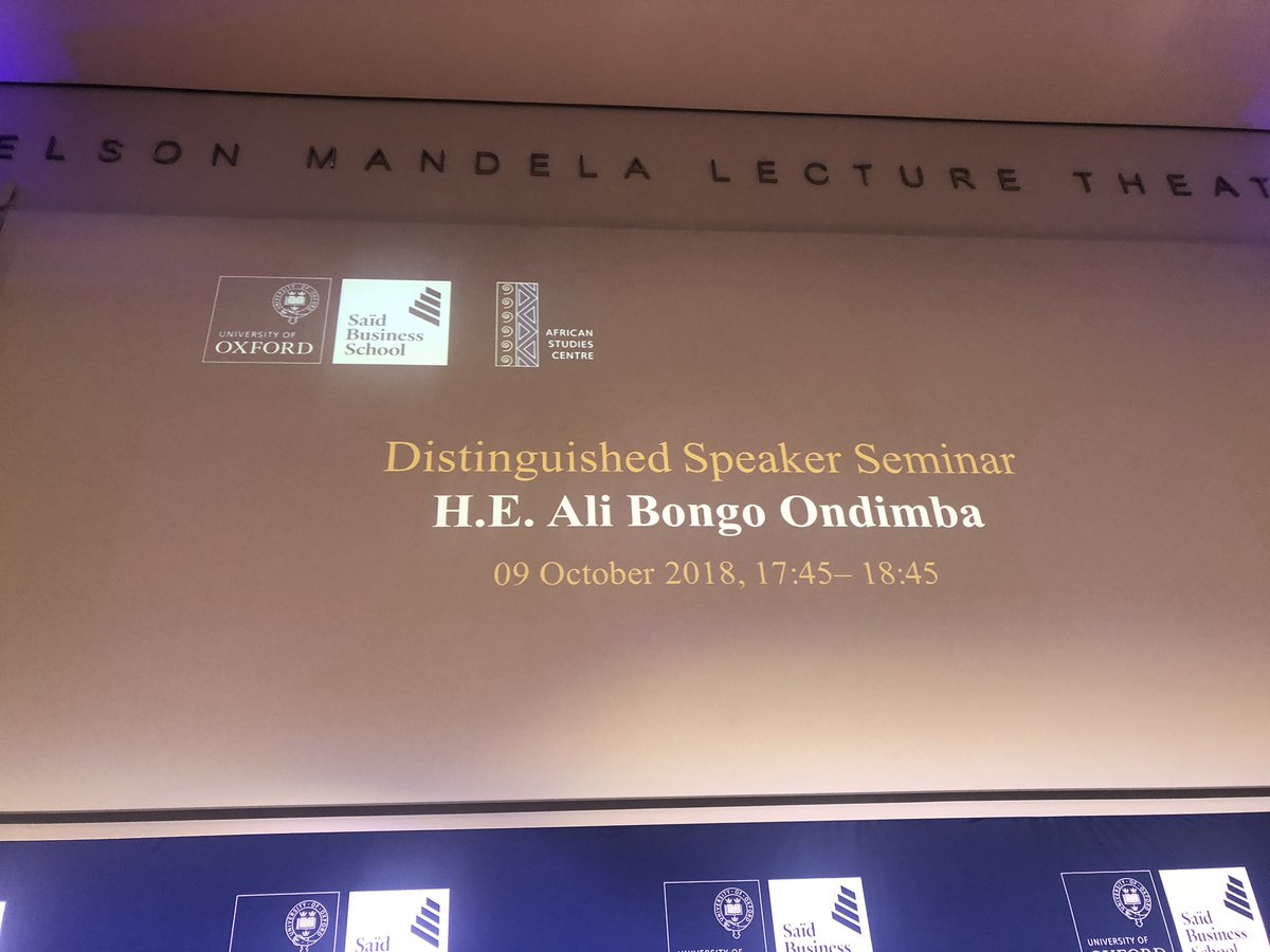 ImmongaultR's tweet photo. Le Président de la République, Chef de l’Etat a échangé avec les étudiants de la Saïd Business School de l’Université d’Oxford, avec comme modérateur le Pr Wale Adebanwi. Le Modérateur et les étudiants étaient très  impressionnés par la richesse et les analyses innovantes du PR. https://t.co/SdetN14D83
