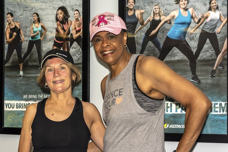 jazzercise's tweet photo. A true warrior shares how her Jazzercise tribe supported her through cancer. We love you, Gina! https://t.co/YA3GJ79Hyd #JazzerciseStrong #BreastCancerAwareness https://t.co/YviOfre0Ou