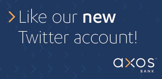 BankXUSA's tweet photo. Follow us on Twitter, @AxosBank! https://t.co/I3ZJWRhUyd