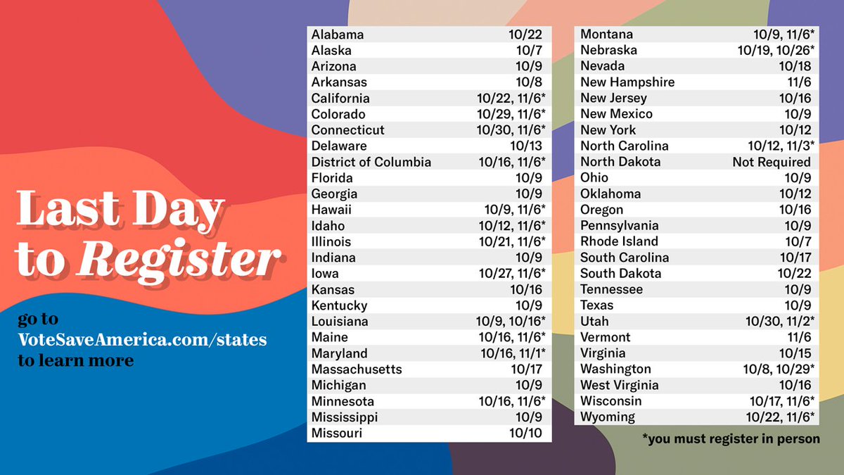 CrookedMedia's tweet photo. The only dates that matter before 11/06/18

https://t.co/zoMUEo3Cgk https://t.co/Mtvg5LS067
