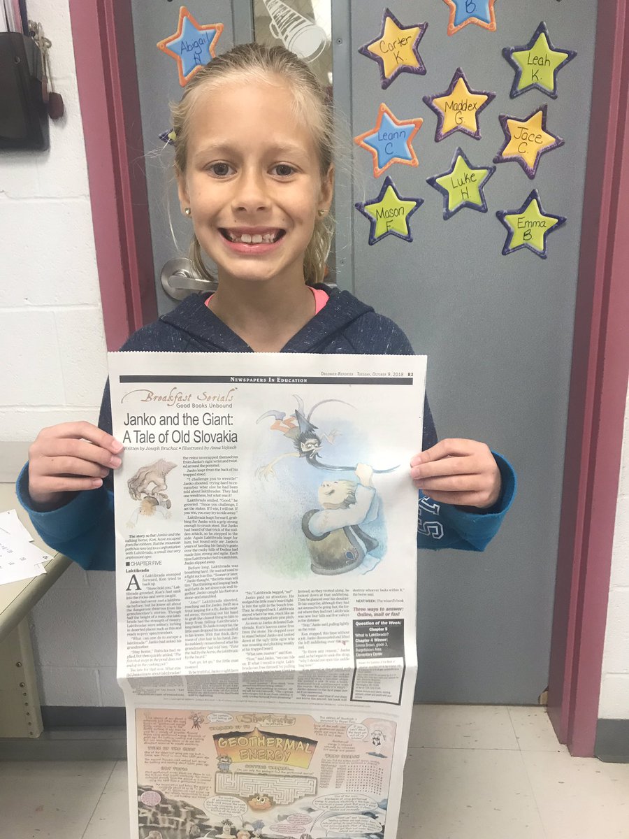 MrsRead_baec's tweet photo. She made the paper today! #observerreporter #thirdgraderocks #OurNextBest https://t.co/TFhOz8Vin0