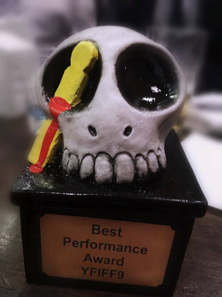 ChimesShortFilm's tweet photo. Our super talented lead actor @martinosulliva just won an award in the category "Best Performance" for his acting in Chimes at the 9th Annual #yellowfeverfilmfestival 
Congratulations!
Special thanks to @DegnanGeraghty https://t.co/AKXJrBFa4p
