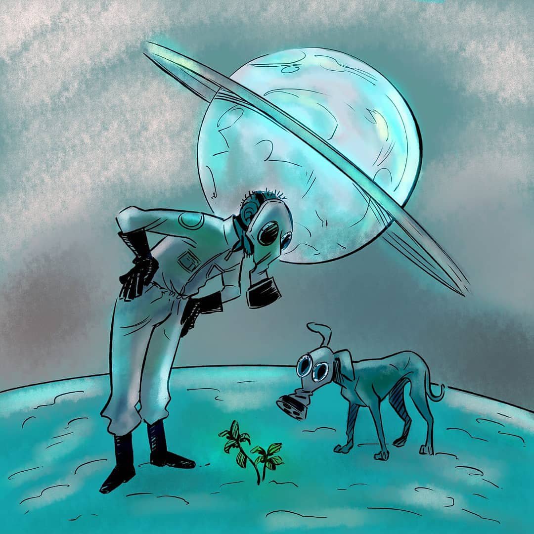 RaelynneMHale's tweet photo. #cuentober #inktober2018 second half of my short story for #cuentober and of cours Guillaume's acoompanying artwork on instagram @gabachogui . He drew the drawing that inspired this story. Enjoy! #inktober https://t.co/5vKyIEvyHj