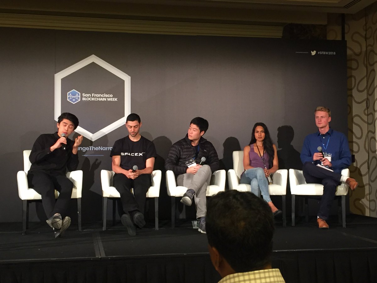 Wisdom of the day courtesy of <a href="/isTruStory/">TruStory</a> founder <a href="/iam_preethi/">Preethi Kasireddy</a> when asked, "what advice do you have for founders looking to develop #dapps?"
"Solve a real problem." 👏
Simple, important tip for all of us to remember. Thanks for inspiring! #SFBW18 #vAtoms blockv.io