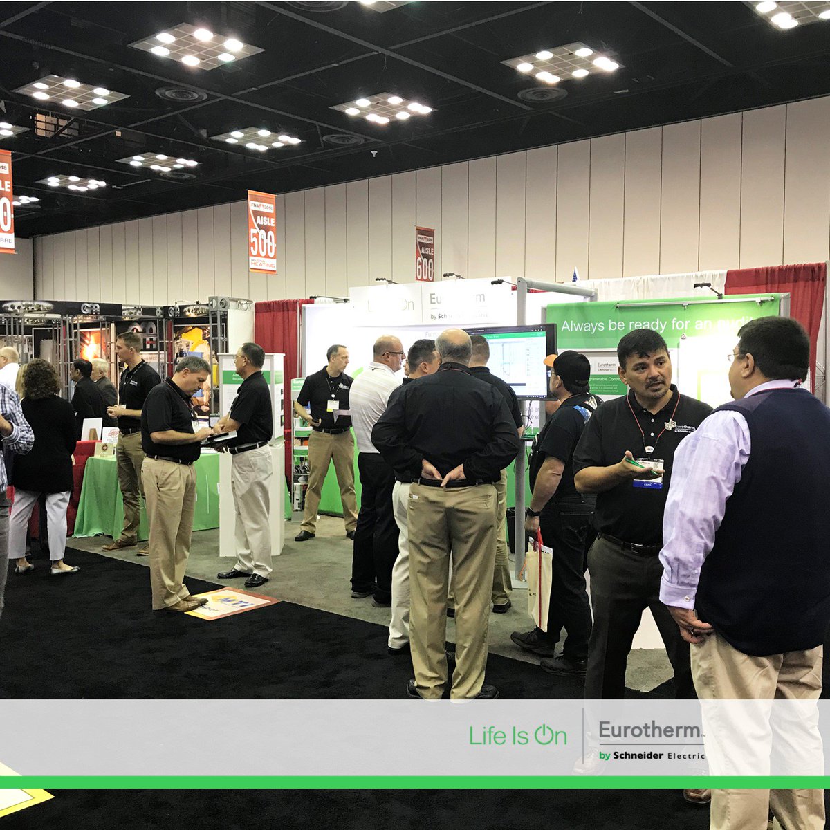 eurotherm's tweet image. A lot of great traffic at #FNA2018. Attendees were very interested in the new Data Reviewer. Display, analyze print and share historical data files how you want to, when you want to. Download the free software here bit.ly/2Ea1fKe #DataManagementSolutions #DataRecording