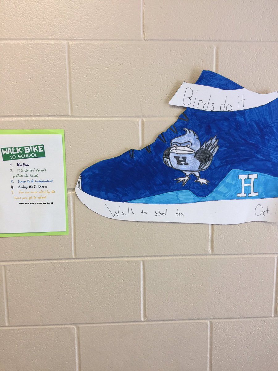 FTISHMS's tweet image. HMS Walk to School day tomorrow!!