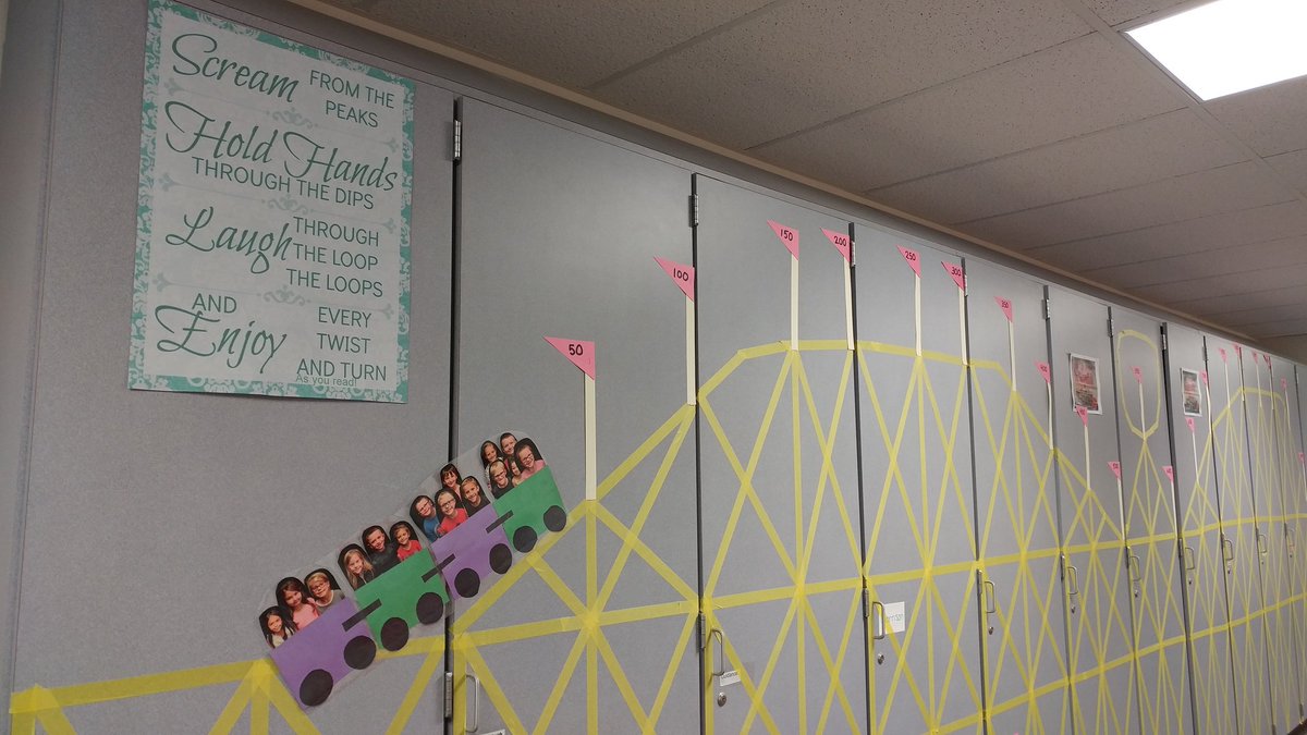 vanduzen1's tweet photo. The Weekend Readers have started their rollercoaster journey! How long will the ride last to achieve 1,000 books? Stay tuned 📘📙📓📒📗
#enjoytheride
#upupwego!
#igetbrighterwheniread💡
#Raymondfamiliesarethebest😍
@Raymond_Elem https://t.co/ldOXeG3JxZ