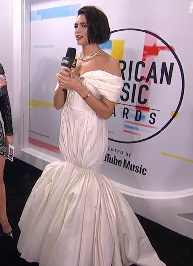 arenosogrande's tweet photo. Hermosa Dua Lipa, se inspiro en unos bollos.
#AMAs https://t.co/rxjy6g6QQD