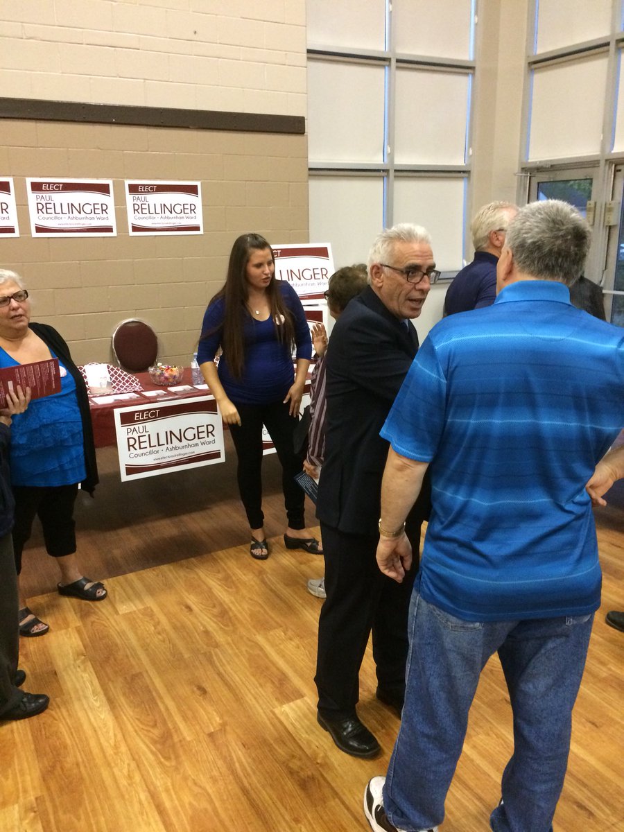 PtboThisWeek's tweet photo. Evinrude Centre is packed tonight. Come meet #Ptbo candidates. #Electionfest https://t.co/Hi7UX6hZMN