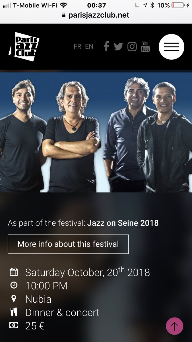 NubiaClub's tweet photo. Le célèbre groupe Argentin
Au club Nubia 
Le 20 octobre https://t.co/RR0hqo5iP7
