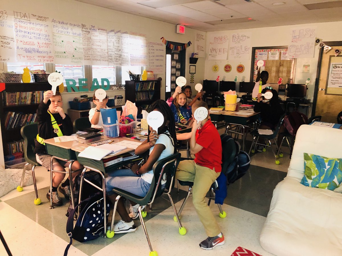 wildabout5th's tweet photo. Two thumbs up for these dry erase paddle boards! Students found the volume of rectangular prisms using unit cubes and wrote the volume on their board. I got to quickly assess who got it, and the kids thought it was great! #teacherwin #iteachfifth @AlachuaSchools https://t.co/PYMlR6Zbbs