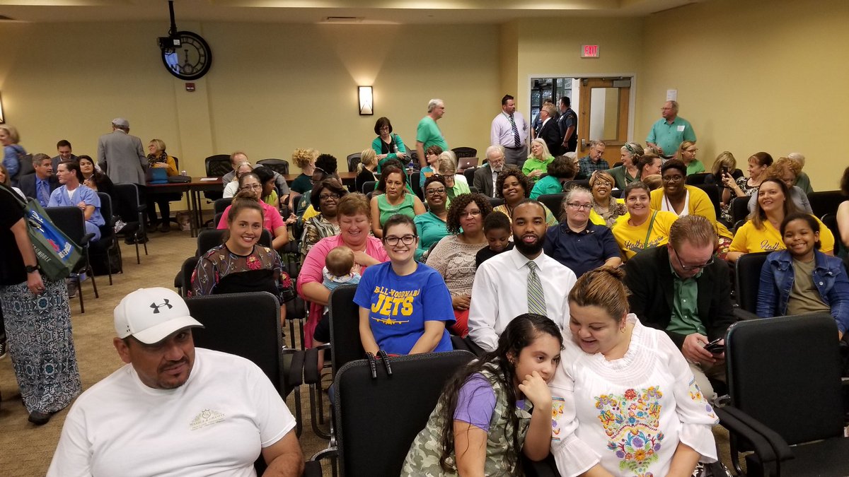 Thank you to the teachers, staff, parents, and students that came out to the <a href="/wsfcs/">WS/FC Schools</a> School Board meeting tonight. As we share our passion for change and request the support from the school board and the district. <a href="/Title1wsfcs/">WS/FCS Title I Department</a>