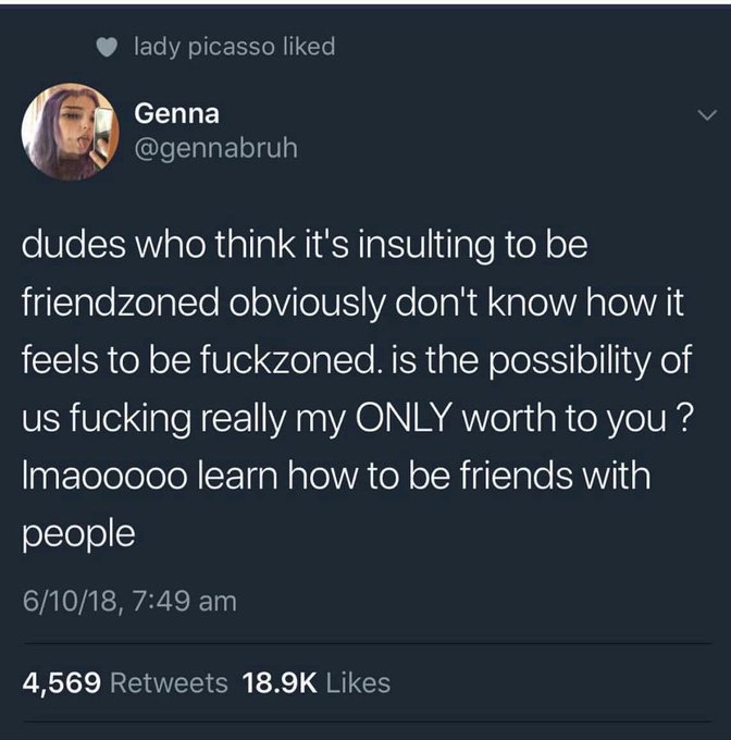 #friendzoned #fuckzoned https://t.co/n2F8qdzF0P<a href="/tag/friendzoned"class="tags">#friendzoned</a><a href="/tag/fuckzoned"class="tags">#fuckzoned</a>