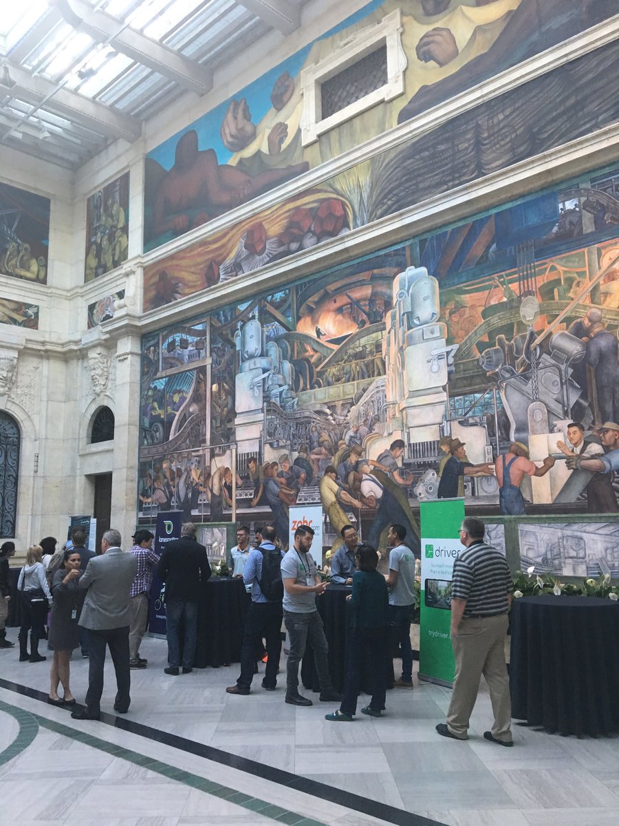 gabecunn's tweet photo. Diego Rivera’s Detroit Industry meets new age mobility startups at #TSDemoDay #tsmobility
Congrats @tedserbinski & @techstars team! https://t.co/1MLAYyHNe8