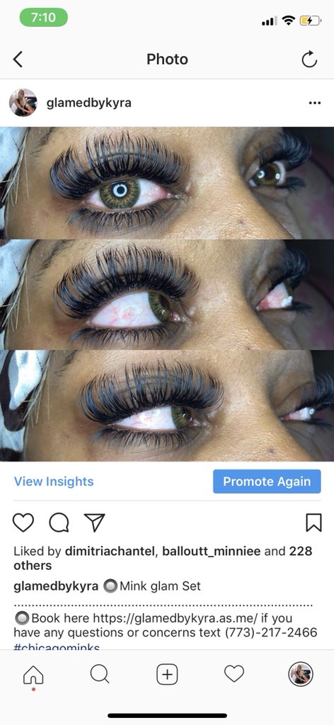 GlamedByKyra's tweet image. Can’t nobody tell me ion be snapping on these minks🤷🏽‍♀️😩😍 let me be y’all lash tech #chicagolashtech retweet