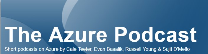 Doug Strother and John Miller stop by the #AzurePodcast to talk about Azure certifications and how to get one for yourself: http://msft.social/iJtUFn