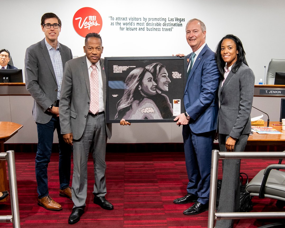 LVCVAImpact's tweet image. Exciting news! @Google recognized LVCVA’s &amp;amp; @rrpartners' “Now &amp;amp; Then” #ad for topping @YouTube ads leaderboard in June 2018. #LasVegas is the first destination to achieve this honor. #WATCH it here: youtu.be/M9XXgnktlj4   #MakingVegasHappen #TourismMatters 📸: @LVNewsBureau