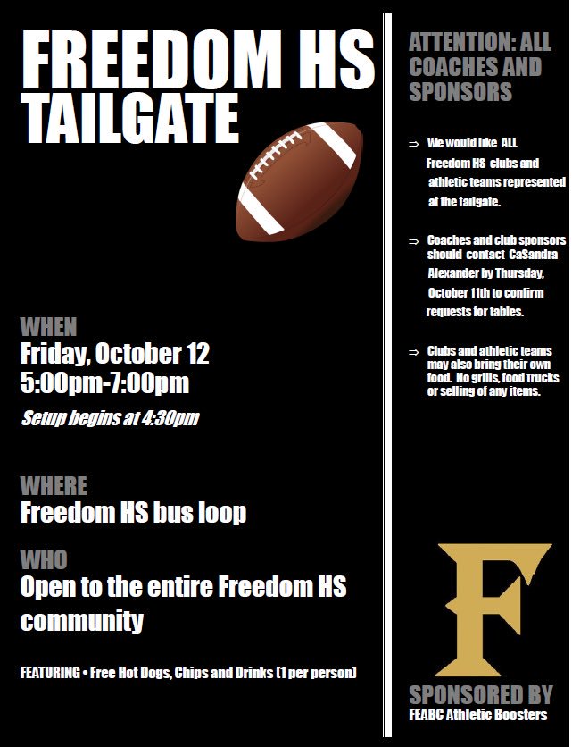 Freedom South Riding Athletic Booster Club (@feabc_fsr) on Twitter photo 