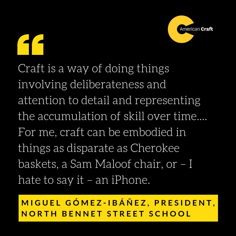 #Craft: Seriously, what does the word mean? We sought perspectives from dozens of artists, thinkers, and leaders in our own field and others. We'll be sharing their answers, and we'd love to hear yours. ow.ly/zBGd30marVz #WhatCraftMeans