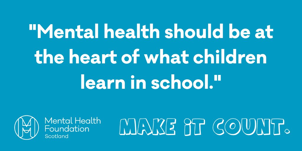 mentalhealth's tweet photo. Mental health and wellbeing should be the top priority in schools. Share if you agree!

#WorldMentalHealthDay 
#MakeItCount https://t.co/K4PC9cPR9p