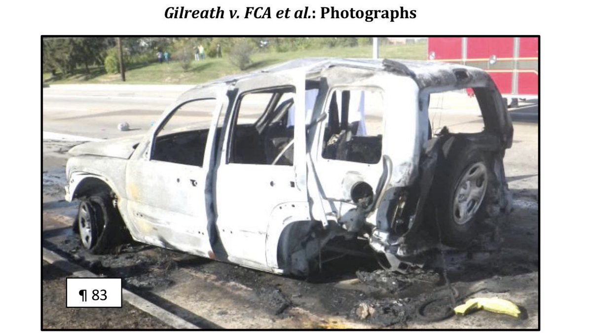 JebButler3's tweet image. GREAT hearing today in our Jeep fire case.  The Court denied Chrysler’s motion to dismiss as to ALL claims.