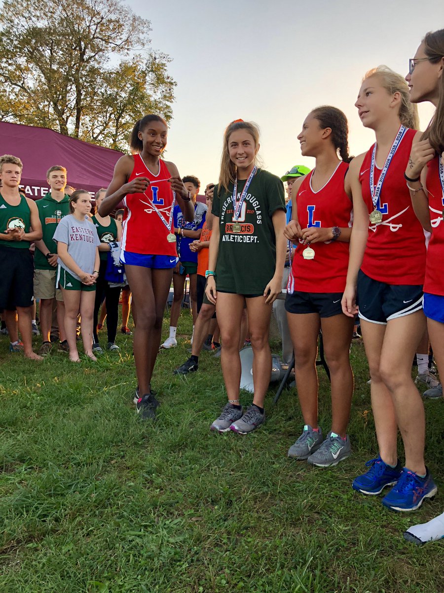 FDHS_XCountry's tweet photo. Girls had an AWESOME showing at Fayette County Champs this year! 3rd place with a lot of awesome races!! Gracie- 3rd, Jillian-7th, a huge run for Naomi-16th and Camryn-22nd sneaking into the top 25! https://t.co/CgitpehGHg