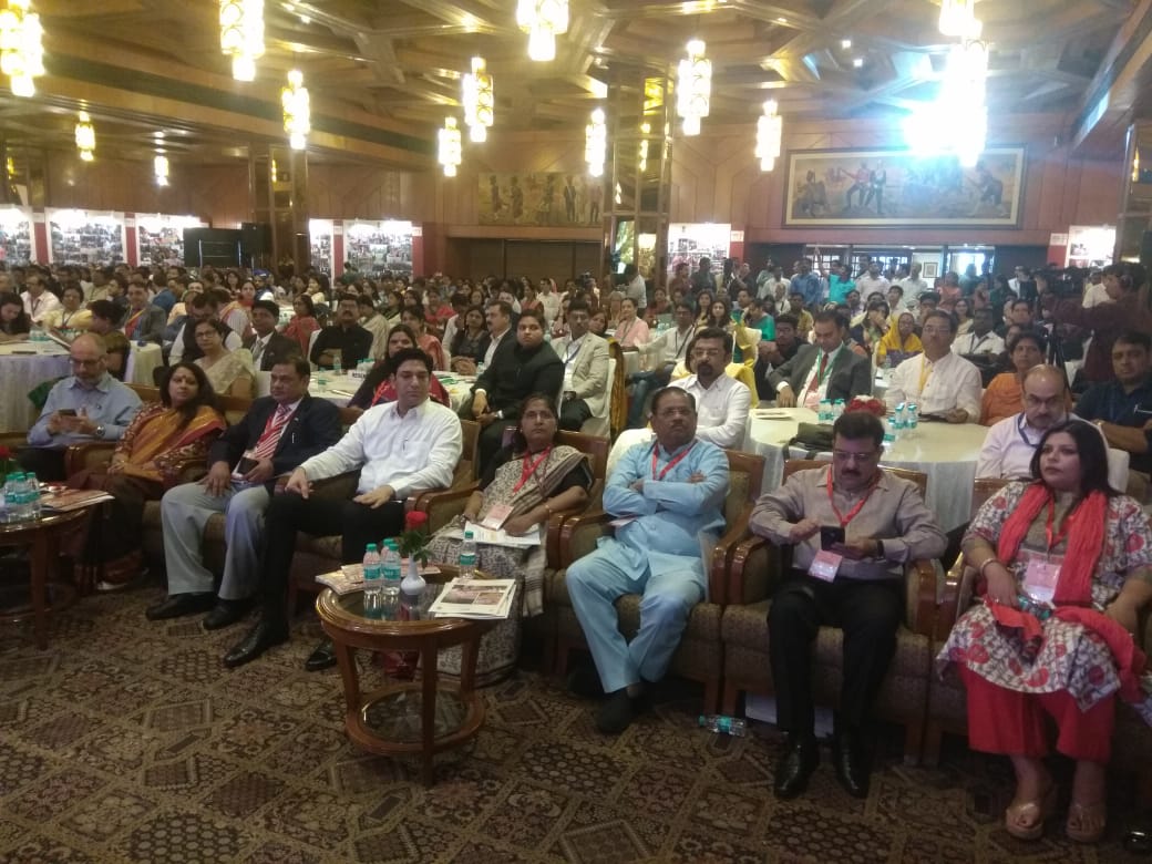 MinistryWCD's tweet photo. “Unprecedented work has happened under our nation-wide campaign #POSHANAbhiyaan. All the stakeholders have triggered a positive behaviour change among communities around #Poshan,” Dr. Rajesh Kumar, Joint Secretary, @MinistryWCD.
 #PoshanMaah 
@PMOIndia 
@MoHFW_INDIA https://t.co/3YwzgOPhWg