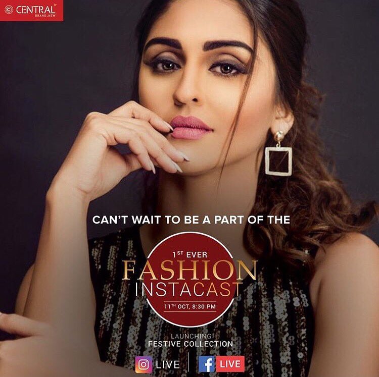🔔 To All the Krystleites!

Catch <a href="/krystledsouza/">Krystle Dsouza</a> at the 1st ever Fashion Instacast on 11th October, at 8.30 PM.

Follow <a href="/centralandme/">Central Official</a> on Instagram right away for more updates!