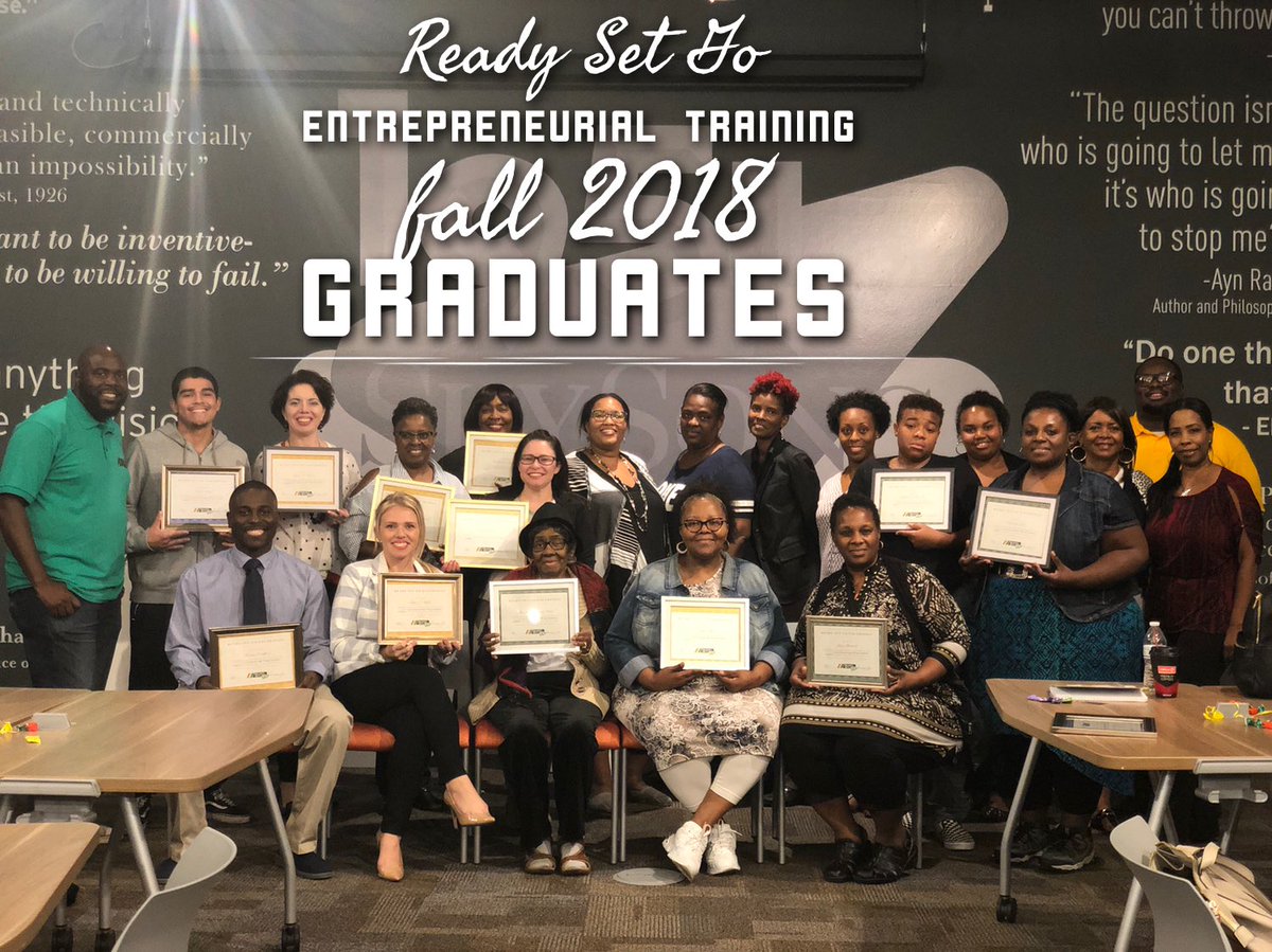 RSGFoundation's tweet photo. Congrats to the Entrepreneurial Training Graduation fall class of 2018 https://t.co/bMAS0gpvlt