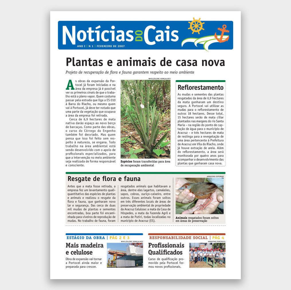 renonpena's tweet photo. Projeto gráfico de informativo para a Portocel criado em 2006 na agência Pauta 6 Comunicação.

#designeditorial #jornalismovisual #comunicacaocorporativa #assessoriadecomunicacao  #designdeinformacao #publicidade #propaganda #renon #renonpena  #designcapixaba https://t.co/IFV2qbkhu1