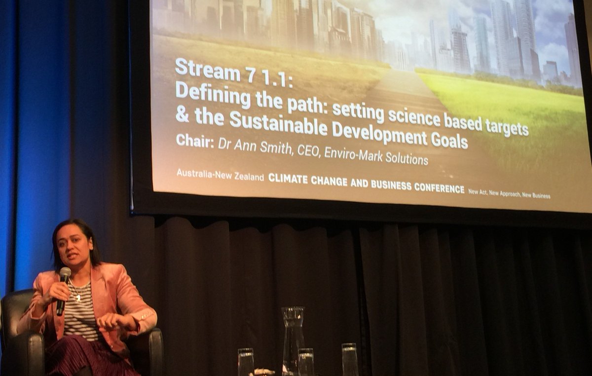 ContactEnergy's tweet photo. Kaapua Smith, Contact Energy’s Head of Sustainability, was one of the speakers in a session called Defining the path: setting science based targets &amp; the Sustainable Development Goals at the Climate Change and Business Conference in Auckland today. #edsclimatechat #ccbc18 https://t.co/m6OPv0OJFA