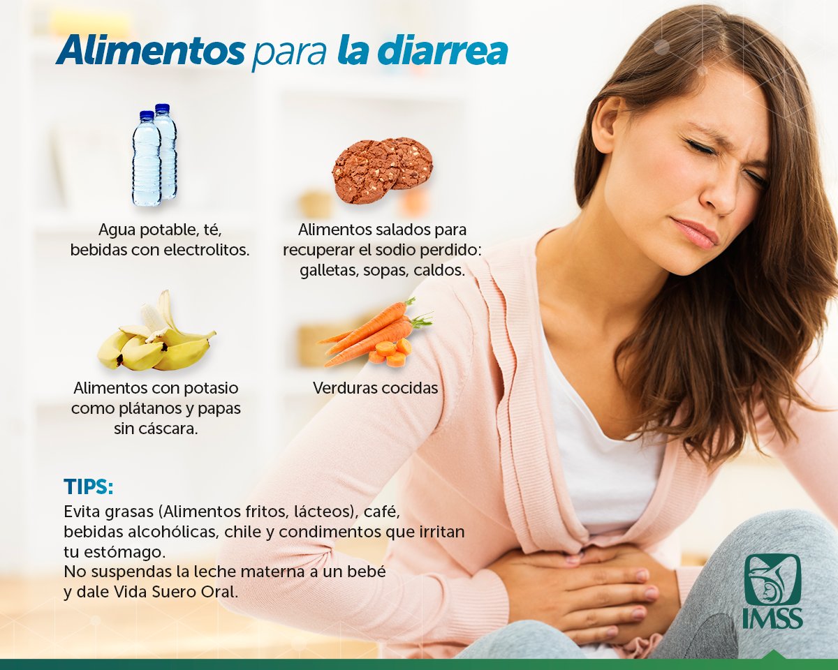 Alimentos para controlar la diarrea