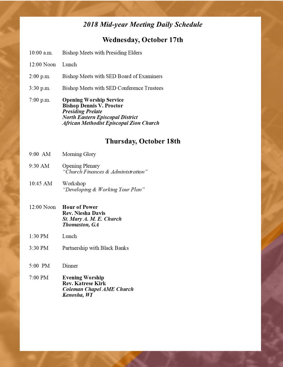 6th District AME Church tweet media