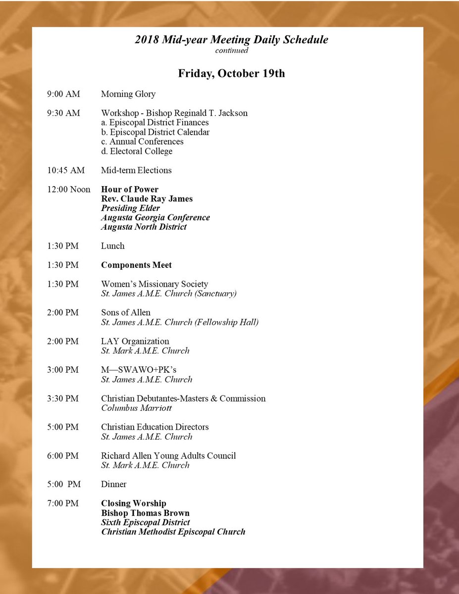 6th District AME Church tweet media