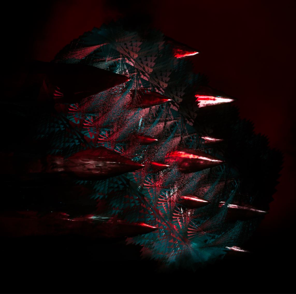 #unity3d #raymarching #art - SCARLET RIGHTNOW
