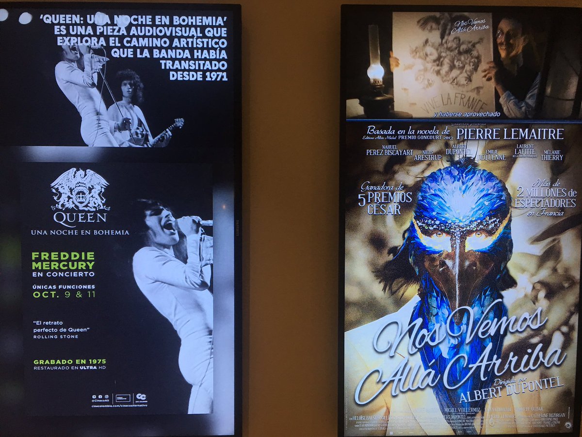 Pia_Barragan's tweet photo. La delicia del cine: entrar a una sala oscura, sentarse sin conocer al vecino, navegar en un universo de ilusión y luego volver a evocarlo para crear conversaciones con los amigos... https://t.co/HHo5obzplX
