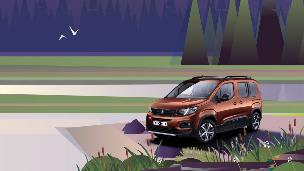 PeugeotMex's tweet photo. Fija una rutina #Before9am con el nuevo #PeugeotRifter.
Ilustrado por Michael Merley. #ParisMotorShow https://t.co/F7hH6QJPAj