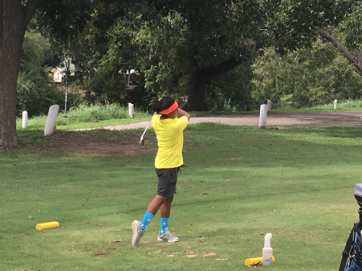 Even though this guy has blue socks and a pink head band, he has awesome potential. Maybe we can get him some Clemens gear. Shot 87 today. Way to go Grayeagle! I will get you some blue head gear!