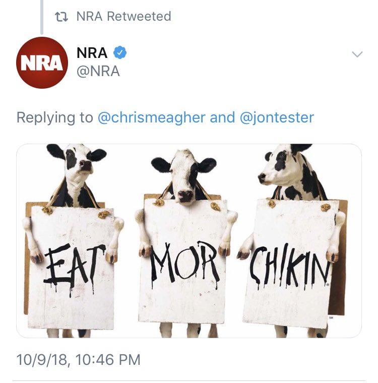 JerryDunleavy's tweet image. Imagine getting owned by the @NRA on Twitter dot com.