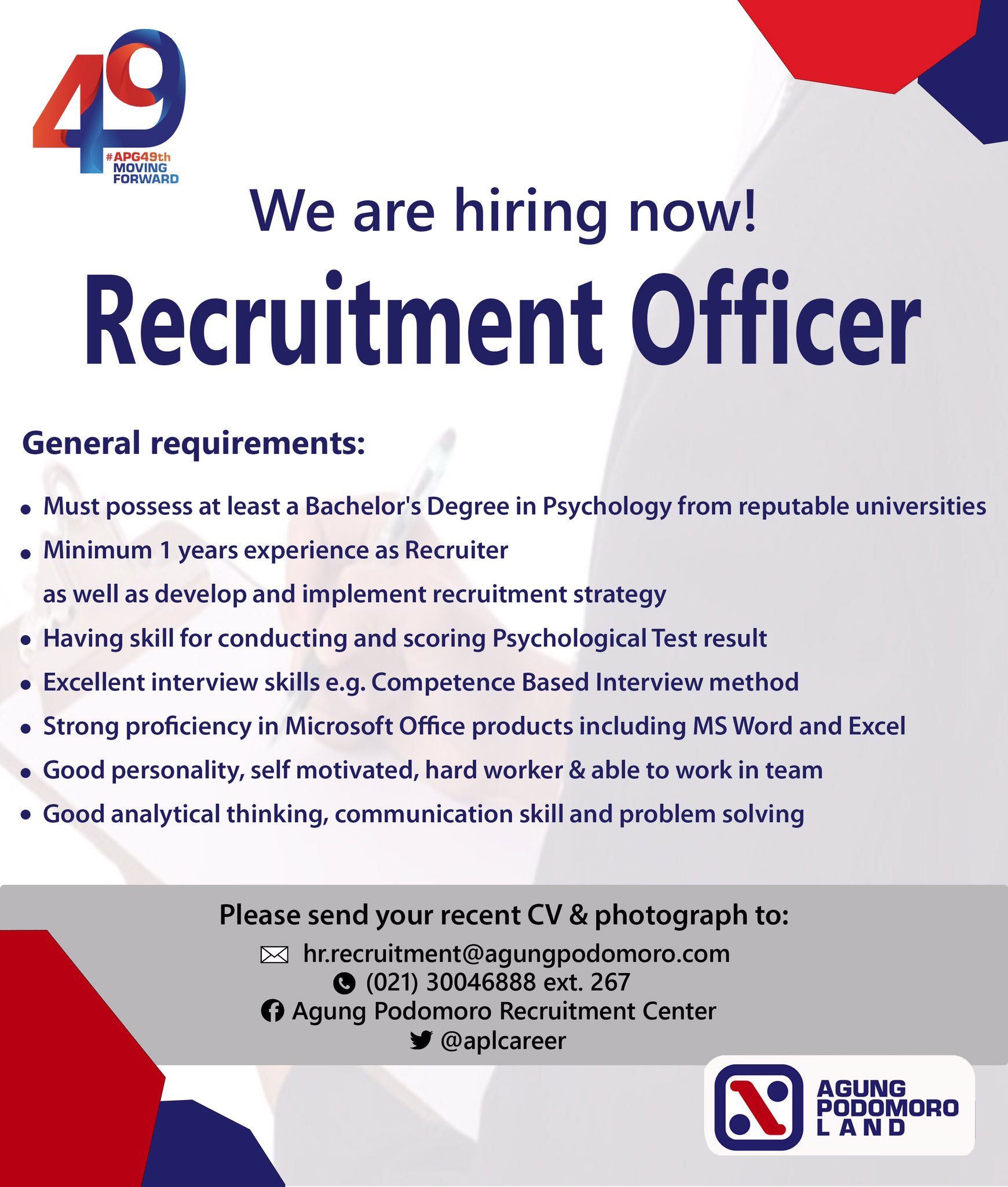 agungpodomoro-career on X: “Hello #amazingpeople, we’re looking