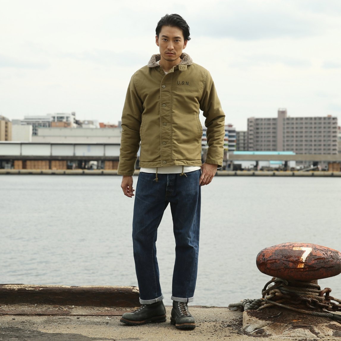 waiper.inc デッキジャケット　ミリタリー 40 n-1 ワイパー n1