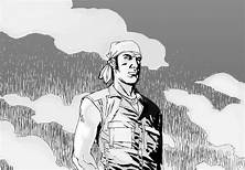Hispanic Heritage Month. Day Twenty-Five #91 CHARACTER. Gym teacher & football coach Caesar Martinez first appeared in issue #27 of Image Comics "The Walking Dead." He helped Rick escape Woodbury, only to killed by Rick later on.  @TWDFamilyy  @TheWalkingDead  @JP_Cantillo